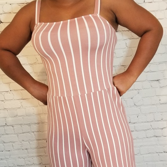 NWT Capella Mauve and white jumpsuit - Picture 4 of 6